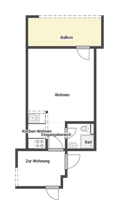 Durchdachter Grundriss